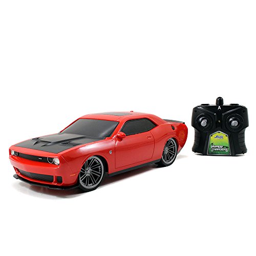 0801310971598 - JADA TOYS HYPERCHARGERS 1 16 BIG TIME MUSCLE R/C 2015 DODGE CHALLENGER HELLCAT VEHICLE
