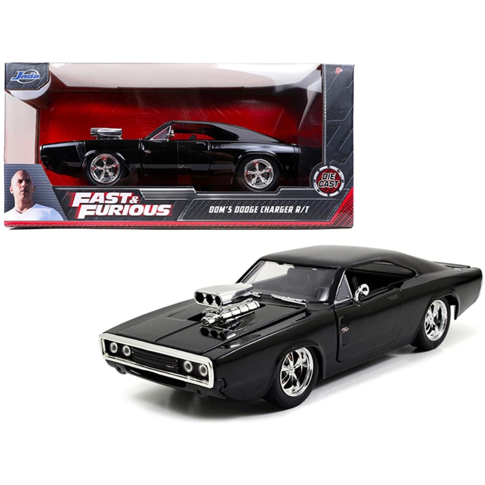 0080131097605 - DOMS DODGE CHARGER R/T BLACK THE FAST AND THE FURIOUS MOVIE 1/24