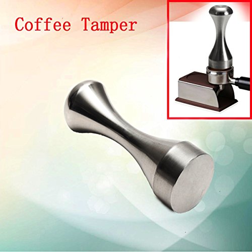 0801362318105 - ZEVENMART STAINLESS STEEL COFFEE TAMPER FOR REFILLABLE REUSABLE CAPSULE COFFEE BEAN PRESS