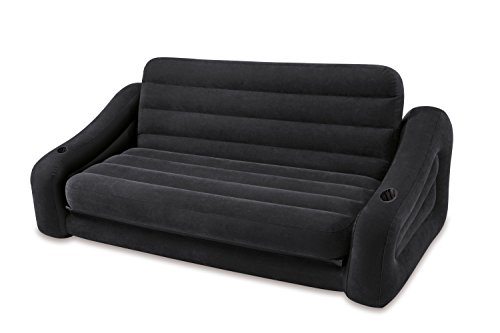 0801386254885 - INTEX PULL-OUT SOFA INFLATABLE BED, 76 X 87 X 26, QUEEN