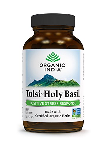 0801541512492 - ORGANIC INDIA TULSI - HOLY BASIL SUPPLEMENT - MADE WITH CERTIFIED ORGANIC HERBS (VEGETARIAN CAPSULES, 180 COUNT)