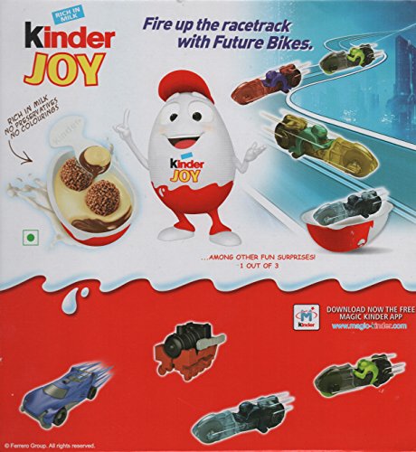 0801562911397 - 3 BOXES (9 EGGS) SURPRISE CHOCOLATE JOY FOR BOY WITH HOT WHEELS INSIDE
