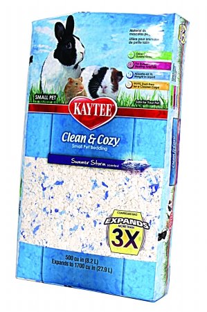 0801585716504 - KAYTEE CLEAN & COZY SMALL ANIMAL BEDDING - SUMMER STORM SCENT - 500 CU IN