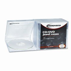0801593220857 - INNOVERA® CD/DVD STANDARD JEWEL CASES