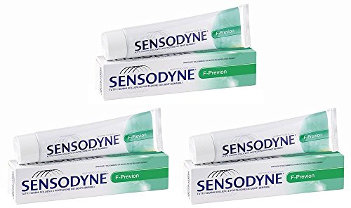 8016825937065 - SENSODYNE: F-PREVION TOOTHPASTE WITH FLUORINE * 3.38 FLUID OUNCE (100ML) PACKAGES (PACK OF 3) *