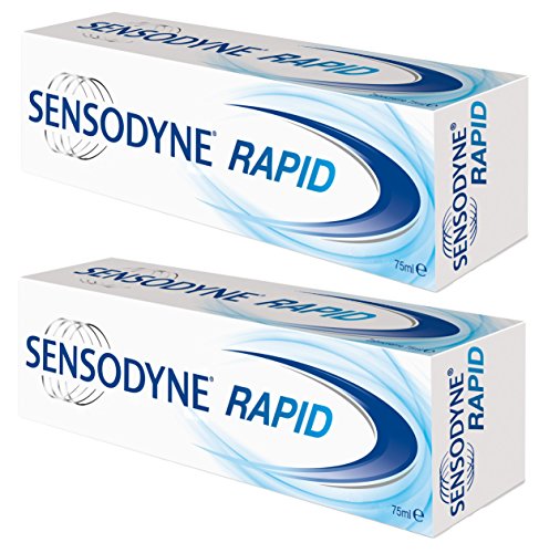 8016825969820 - SENSODYNE: RAPID TOOTHPASTE WITH FLUORINE * 2.53 FLUID OUNCE (75ML) PACKAGES (PACK OF 2) *