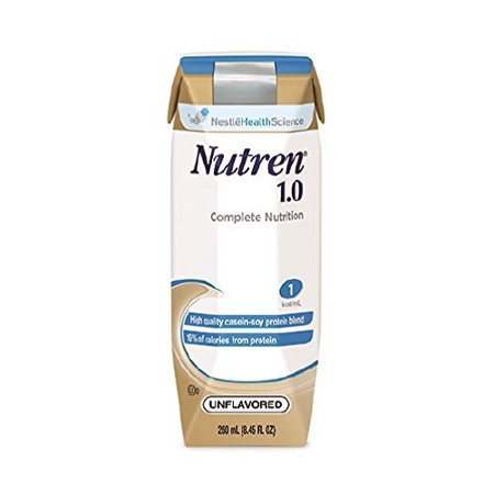 0801740062279 - NUTREN 1.0 CAL FORMULA, UNFLAVORED, (FORMERLY VANILLA), 1 CAL, 250 ML., BY NESTLE - CASE OF 24