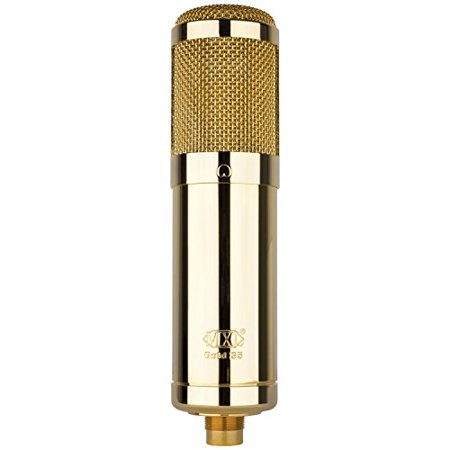 0801813130102 - MXL GOLD 35 LARGE DIAPHRAGM CONDENSER MICROPHONE WITH HIGH-ISOLATION SHOCKMOUNT AND WINDSCREEN