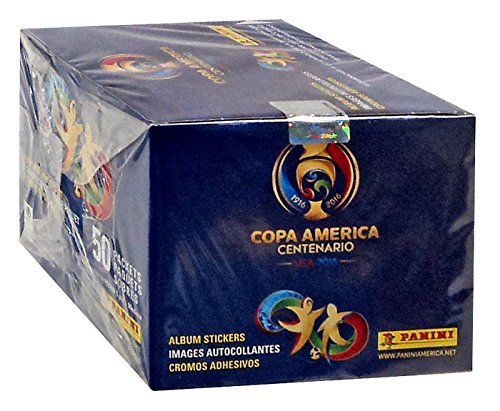 8018190075304 - USA 2016 COPA AMERICA CENTENARIO PANINI COMPLETE 50 PACKS BOX , TOTAL OF 350 STICKERS