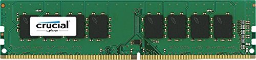 0801940127105 - CRUCIAL 4GB SINGLE DDR4 2133 MT/S (PC4-2133) CL15 SR X8 ECC REGISTERED DIMM 288-PIN SERVER MEMORY CT4G4RFS8213