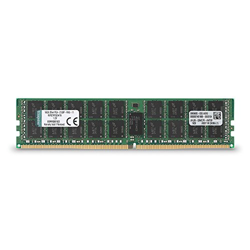 0801947361397 - KINGSTON VALUERAM 16GB RAM 2133MHZ DDR4 ECC REG CL15 DIMM DR X 4 WITH TS SERVER MEMORY (KVR21R15D4/16)