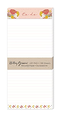 0802126470152 - KELLY GREEN NATURAL BOUQUET MAGNETIC LISTPAD