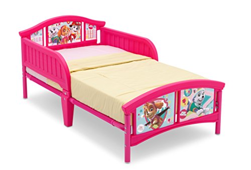 0080213055912 - DELTA CHILDREN PLASTIC TODDLER BED, NICK JR. PAW PATROL/SKYE AND EVEREST