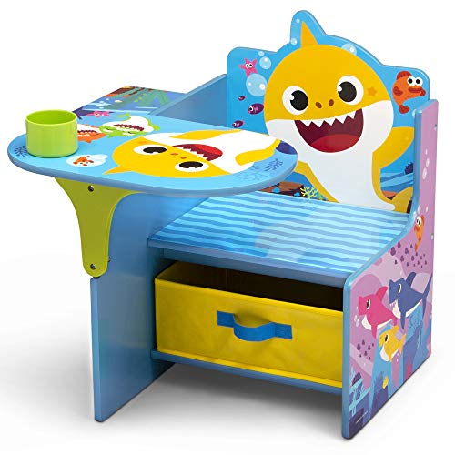 0080213107871 - BABY SHARK CHAIR DESK WITH STORAGE BIN - IDEAL FOR ARTS & CRAFTS, SNACK TIME, HOMESCHOOLING, HOMEWORK & MORE BY DELTA CHILDREN