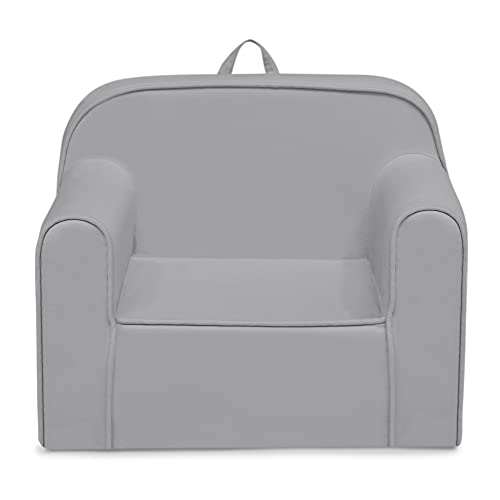 0080213114282 - DELTA CHILDREN COZEE CHAIR FOR KIDS FOR AGES 18 MONTHS AND UP, LIGHT GREY