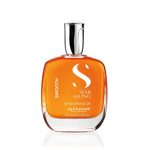 8022297111261 - ALFAPARF MILANO SEMI DI LINO SMOOTH SMOOTHING OIL FOR FRIZZY AND REBEL HAIR - BRIGHTENS, PROTECTS FROM HEAT AND HUMIDITY - FOR LONG-LASTING FRIZZ-FREE STRAIGHT HAIR, 3.38 FL. OZ.