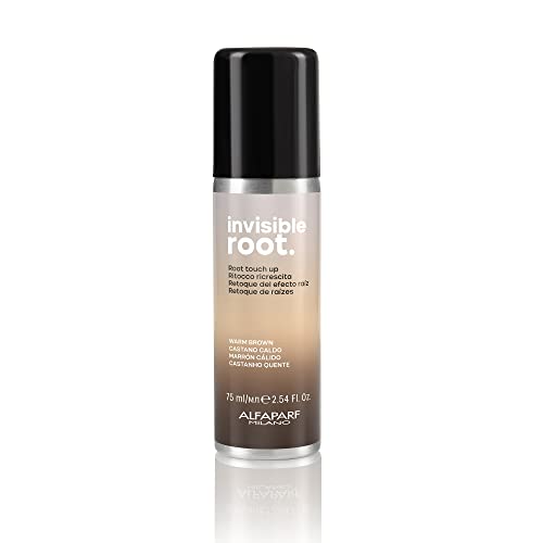8022297130682 - ALFAPARF MILANO INVISIBLE ROOT TOUCH UP SPRAY - WARM BROWN - TEMPORARY HAIR COLOR SPRAY - ROOT CONCEALER - WARM BROWN HAIR COLOR REGROWTH COVER UP, 2.54 FL. OZ.
