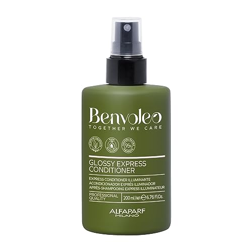 8022297144733 - ALFAPARF MILANO BENVOLEO GLOSSY EXPRESS CONDITIONER FOR DULL HAIR - CLEAN, VEGAN, SUSTAINABLE HAIR CARE - PROVIDES SOFTNESS AND RADIANCE - PARAFFIN FREE - NATURAL INGREDIENTS - 6.76 FL. OZ.