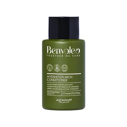 8022297144771 - ALFAPARF MILANO BENVOLEO HYDRATION RICH CONDITIONER FOR DRY HAIR - CLEAN, VEGAN, SUSTAINABLE HAIR CARE - HYDRATES, MOISTURIZES, NOURISHES - PARAFFIN FREE - NATURAL INGREDIENTS - 9.3 FL. OZ.