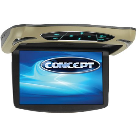 0802258441051 - CONCEPT CFD-135 13.3-INCH CEILING-MOUNT MONITOR DVD WITH H INPUT, HIGH AUDIO OUT AND TOUCH BUTTONS