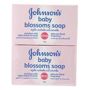 0802289365838 - JOHNSON & JOHNSON BABY BLOSSOM SOAP GENTLE 3.5 OZ. 75 G. (PACK OF 4)