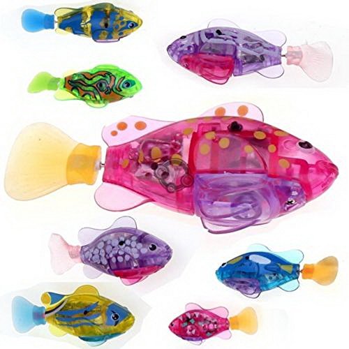0802295449713 - FLASHY ELECTRONIC PETS TOY ROBOT FISH SWIMMING DIVING ELECTRIC TURBOT CLOWNFISH
