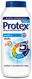 0802357423446 - PROTEX FRESH COOLING BODY POWDER COMBINED WITH VITAMIN C & E COMPLETE 5 FIVE BENEFITS IN ONE TALCUM 140G. (PACK OF 2)