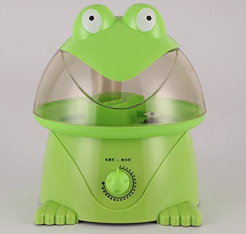 0802487702008 - CARTOON FROG SHAPE AROMATHERAPY HUMIDIFIER ULTRASONIC MIST AIR PURIFIER FOR OFFICE HOME GREEN