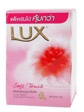 0802564997594 - LUX SOFT TOUCH BAR SOAPS 4-PACK 110G PINK