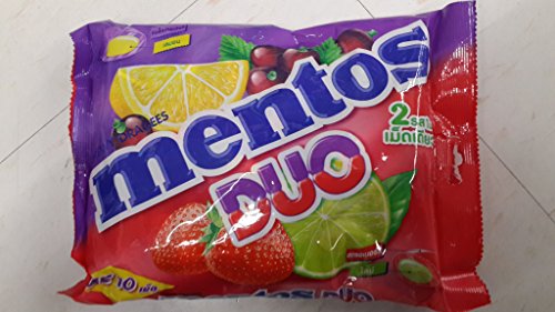 0802685919161 - MENTOS CHEWY MINTS, ASSORTED FRESH MIXED FRUIT VARIETY CANDY STRAWBERRY LIME LEMON BLACKCURRENT CANDIES, 10.5 OUNCE (110 PIECES)