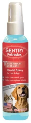 0802691105190 - SENTRY PETRODEX DENTAL SPRAY FOR CATS DOGS 4 OZ