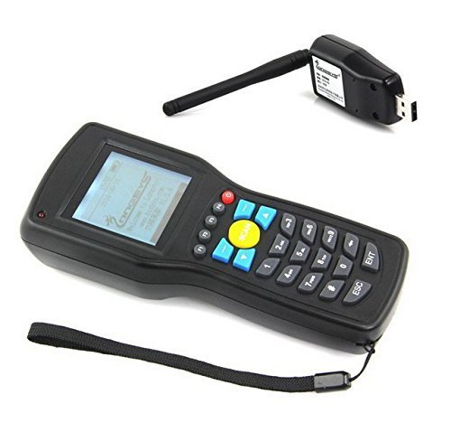 0802828593944 - T5 ELITE WIRELESS BARCODE READER TERMINAL DATA COLLECTOR SCANNER (PORTABLE AUTOMATIC BARCODE SCANNER BAR CODE READER EASY USE)