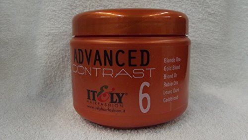 8029840106064 - IT&LY (ITELY) HAIRFASHION ADVANCED CONTRAST 6 GOLD BLONDE BLEACHING TONING POWDER 2 IN 1 - 7.05 OZ