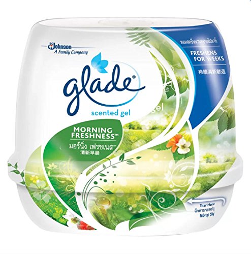 0803105144361 - GLADE AIR REFRESHING -SCENT GEL MORNING FRESHNESS - 6.42 OZ/180G(PACK OF 3),FRESHENS FOR WEEKS,( BY SEND YOU HAPPINESS)