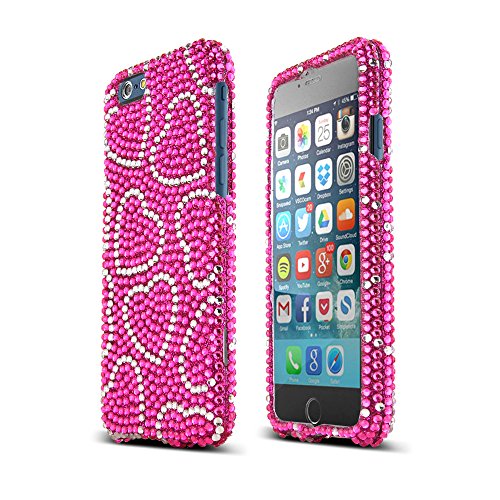 0803215332382 - IPHONE 6 CASE, JEWELED BLING CRYSTAL HARD CASE FOR APPLE IPHONE 6