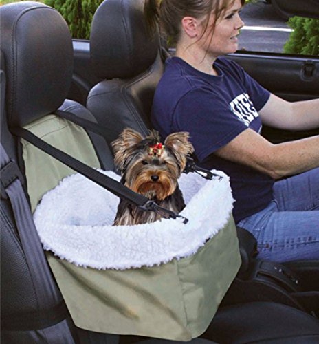 0803348929749 - CAR SEAT FOR DOG PET CAT ETNA BOOSTER BLANKET SHEEPSKIN LINING CHAIR ZIPPERED