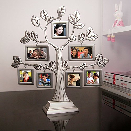 0803379683016 - FASHION FAMILY TREE METAL PHOTO FRAME LOVELY CREATIVE GIFTS