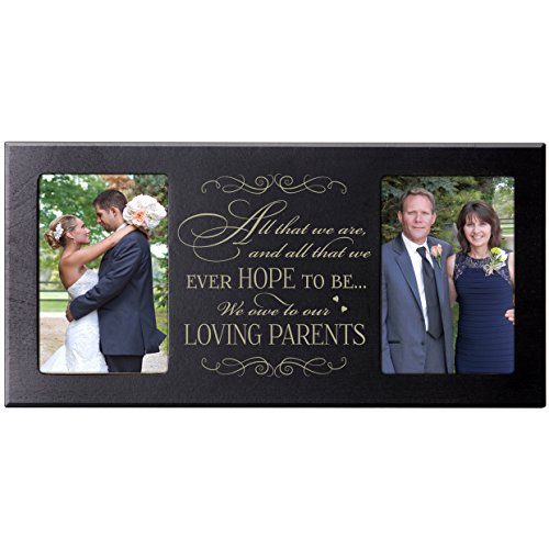 0803422608041 - PARENT WEDDING GIFT , WEDDING GIFT FOR PARENTS, MOM AND DAD THANK-YOU GIFT 16 L X 8 H EXCLUSIVELY FROM DAYSPRING MILESTONES (BLACK)