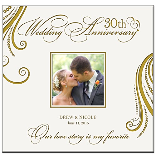 0803422652594 - PERSONALIZED MR & MRS 30TH WEDDING ANNIVERSARY GIFTS OUR LOVE STORY IS MY FAVORITE PHOTO ALBUM HOLDS 200 4X6 PHOTOS WEDDING GIFT IDEAS MADE BY DAYSPRING MILESTONES