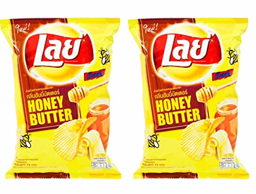 0803804779925 - LAYS ROCK HONEY BUTTER POTATO CHIPS (PACK OF 2 X 2.57 OZ. / 73 G.) SHIP WITH TRACKING NUMBER