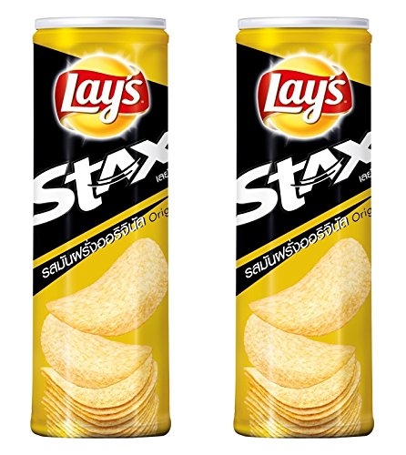 0803804785667 - LAYS STAX ORIGINAL POTATO CHIPS (PACK OF 2 X 3.52 OZ. / 100 G.) SHIP WITH TRACKING NUMBER
