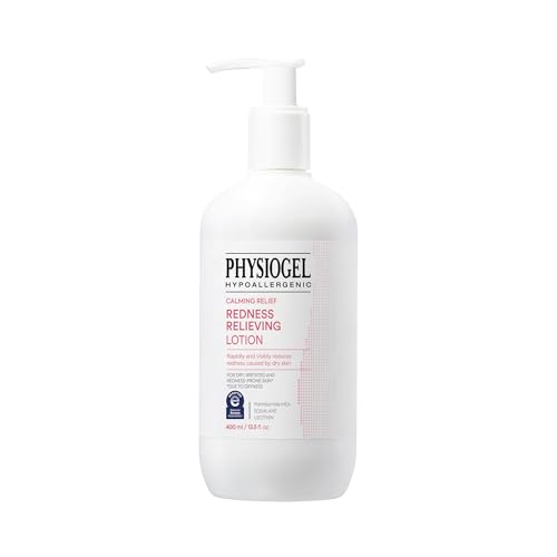 0803954308235 - PHYSIOGEL CALMING RELIEF REDNESS RELIEVING LOTION | FACE MOISTURIZER FOR DRY, RED, ITCHY, SENSITIVE SKIN | NON COMEDOGENIC, STRENGTHENS SKIN BARRIER | FREE OF FRAGRANCE, COLORANTS