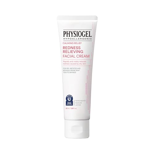 0803954308273 - PHYSIOGEL CALMING RELIEF FACIAL CREAM RELIEVES REDNESS CAUSED BY IRRITATION | FOR DRY, RED, ITCHY, SENSITIVE SKIN | STRENGTHENS SKIN BARRIER, NON COMEDOGENIC | FREE OF FRAGRANCE, COLORANTS