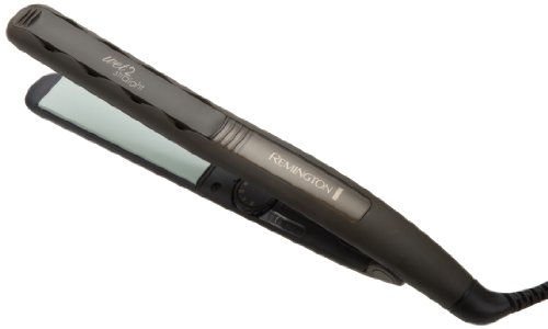 0803982825582 - REMINGTON S7210 WET 2 STRAIGHT FLAT IRON WITH SOY HYDRA COMPLEX, 1 INCH, BLACK