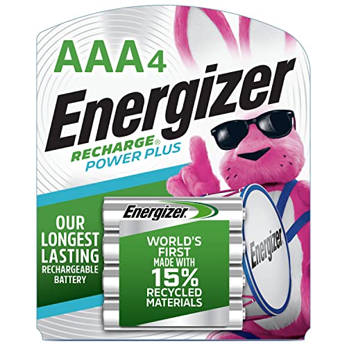 0803982891570 - ENERGIZER RECHARGE POWER PLUS AAA 700 MAH RECHARGEABLE BATTERIES, PRE-CHARGED (4-PACK)