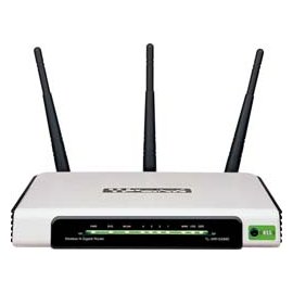 0803983008472 - TP-LINK NT WIRELESS TL-WR1043ND N GIGABIT ROUTER 3T3R 2.4GHZ 4PORT GIGABIT SWITCH RETAIL WITH 3 DETACHABLE ANTENNAS (TL-WR1043ND)