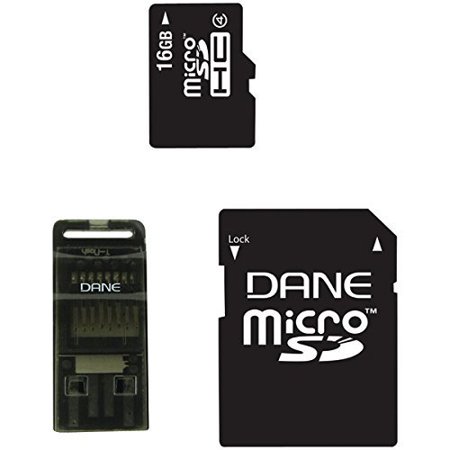 0804272728866 - CARTÃO DE MEMÓRIA MICRO SD 16GB + KIT CONECTIVIDADE 3 EM 1 - DANE-ELEC