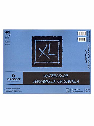 0804551992773 - CANSON XL WATERCOLOR PADS 11 IN. X 15 IN. PAD OF 30