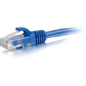 0804659121976 - C2G 23828 1FT CAT5E SNAGLESS UNSHIELDED (UTP) NETWORK PATCH CABLE - BLUE - CATEGORY 5E FOR NETWORK DEVICE - RJ-45 MALE - RJ-45 MALE - 1FT - BLUE