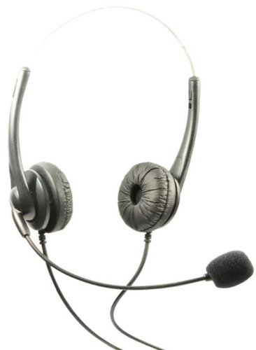 0804879356134 - HEADSET DUAL HEADPHONES CALL CENTER FOR CISCO IP TELEPHONE 7931 7960 7970 7962 7975 7961 7971 7960 M12 M22 AND ALL SERIES